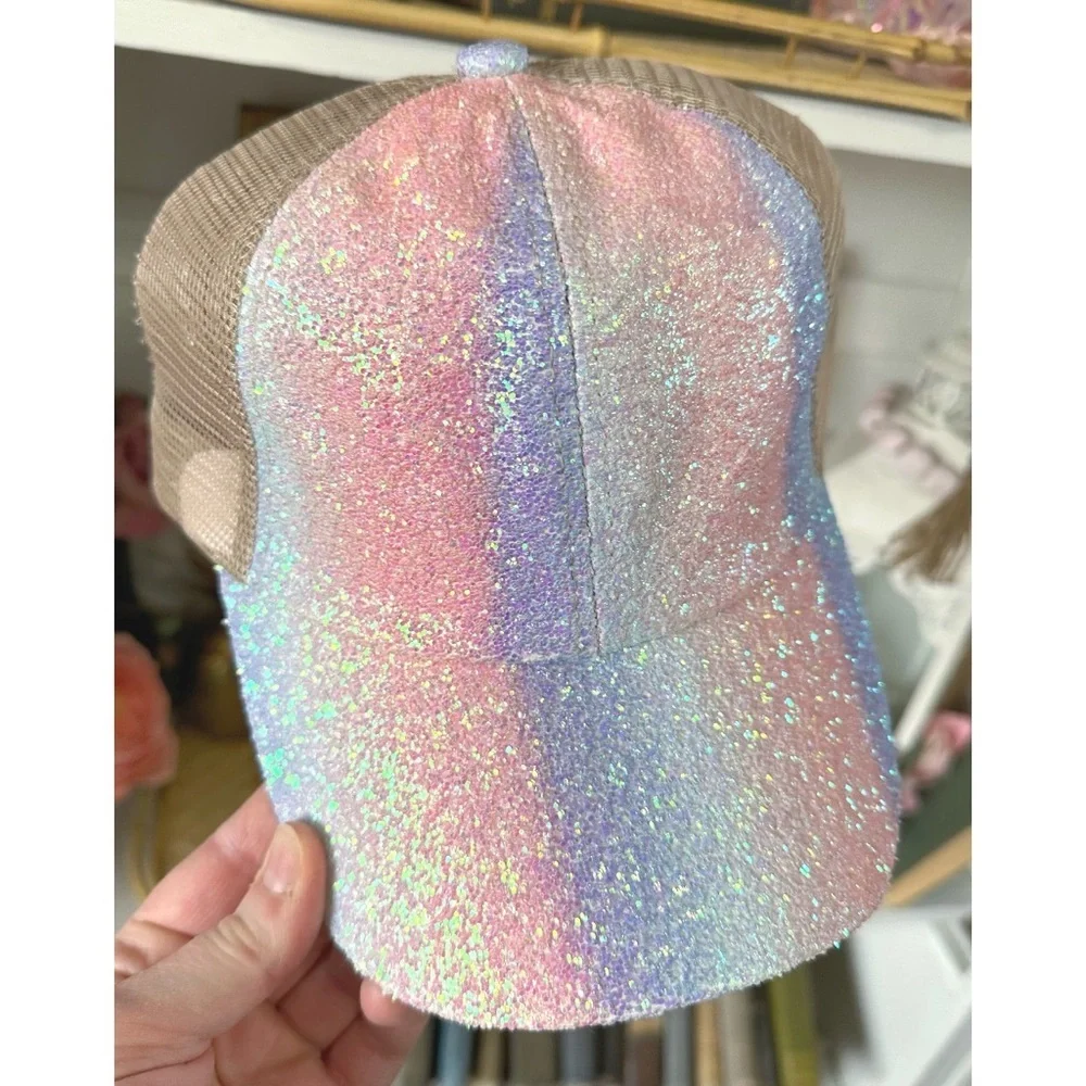C.C. Brand Pontytail Hat NWT
